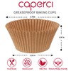 Caperci Jumbo Cupcake Liners Natural Muffin Baking Cups 300-Count, No