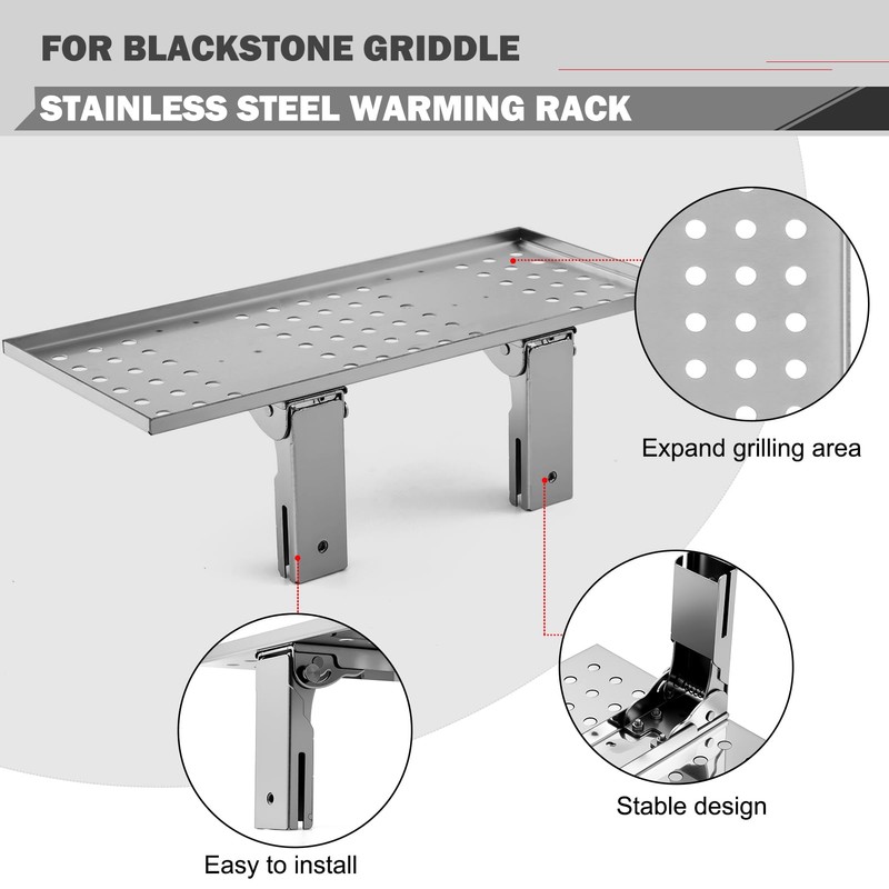 Warming Rack Replacement for Blackstone 17 Inch Griddle Grill Parts