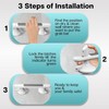 Grab Rail with Suction Cup, Pack of 2 Shower without
