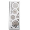 Geometric Mandala Doily Stickers for Scrapbook Crafts - Silver -
