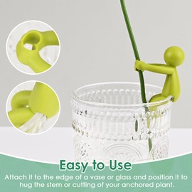 UNOONE Plant Propagation Buddy, 3PCS Plant Support for Sprouts, Stems, and Shoots, Cute Plant Cages & Supports for Plant Propagation Station or Indoor Garden