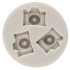 Airplane Silicone Molds Travel Luggage Bag Fondant Mold Set Of