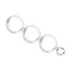 4Pcs A/C Knob Ring Trim Volume Adjuster Decor Fit for