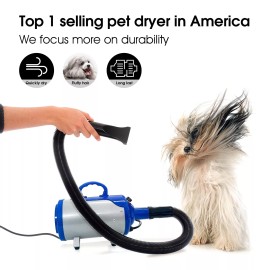 SHELANDY Groomer Partner Pet Hair Force Dryer Dog Grooming Blower with Heater...