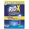 RID-X Septic Tank Treatment Powder – 3 Month Supply, Dual