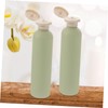 Minkissy 5pcs Travel Empty Bottles Refillable Flip Cap Shampoo Bottles