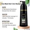 DEXE Black Hair Shampoo 400ML Instant Hair Blackening Hair Dye