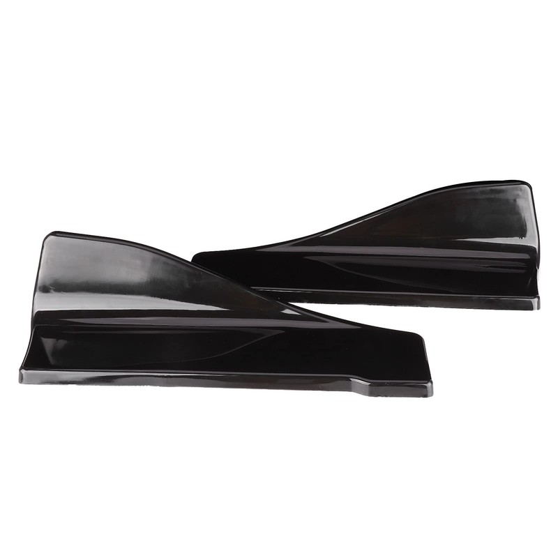 Yuecoom 2pcs Rear Bumper Diffuser, Universal Glossy Black Rear Bumper