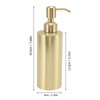 Stainless Steel Soap Dispenser, 7.68in Large Capacity Liquid Hand Soap