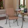Arden Selections Outdoor Dining Chair Cushion 20 x 20, Rain-Proof,