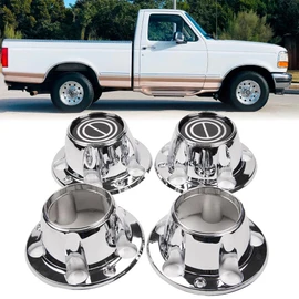 PIT66 Wheel Center Caps Compatible with 1980-1996 Ford F150 4Pcs