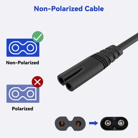 PGENDAR AC Power Cord for Harman Kardon Onyx Studio 8 Portable Stereo Bluetooth Speaker