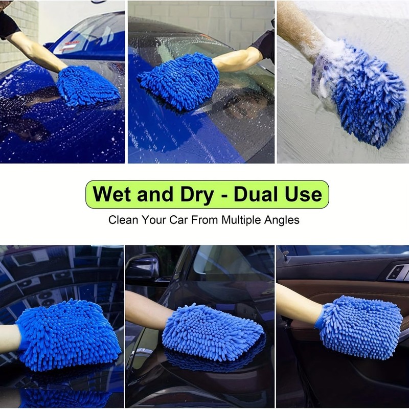 62" Car Wash Brushl with Long Handle Kit for Washing
