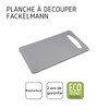 FACKELMANN Dining Board Plastic Light Grey 240 x 140 mm,