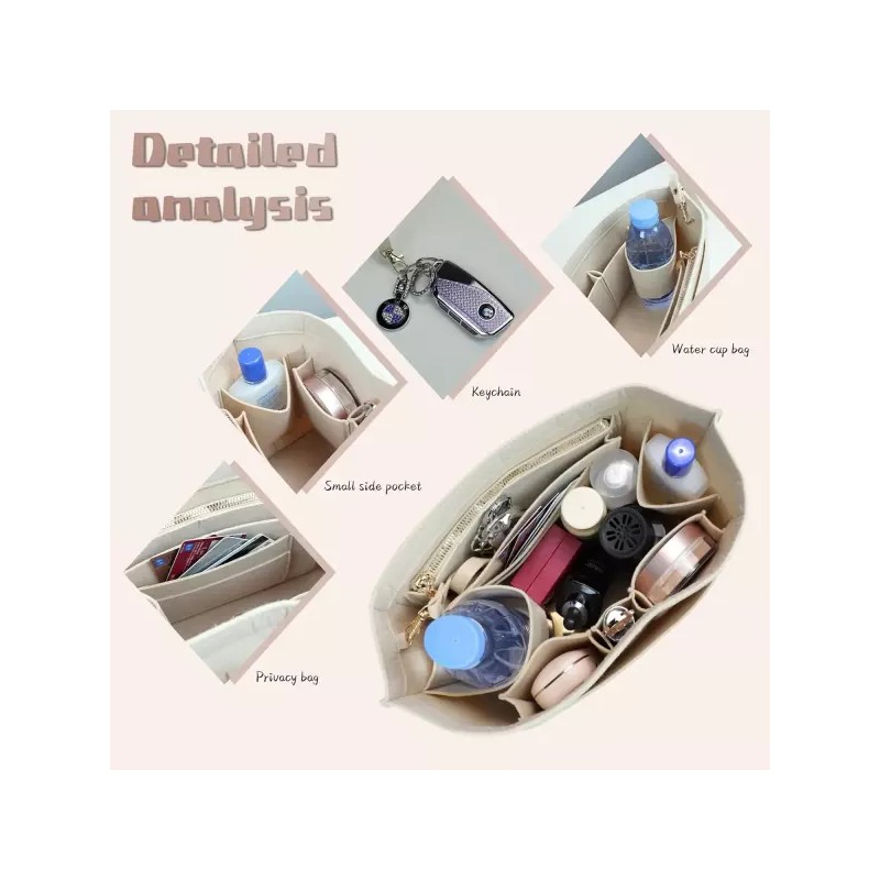 Longchamp 롱샹 르 플리지 정리함 위한 지갑 가방 삽입 작은