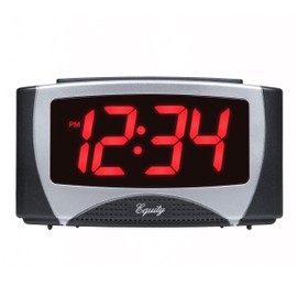 La Crosse Technology Equity 30029-USB 1.2-Inch Large LED 5V USB Alarm Clock