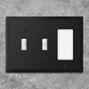 Modern Edge Decorative Wall Plate Switch Plate Outlet Cover, Durable