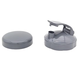 Copas de licuadora con tapa plana y tapa abatible para llevar, piezas de repuesto compatibles con exprimidor Nutribullet de 600 W/900 W, tazas de 32/24/18 onzas, tapas resellables con junta (paquete