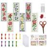 FREEBLOSS 6 Set Cross Stitch Bookmark Kit Cross Stitch Kit