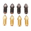8Pcs 3D Printer Extruder Nozzle 0.4mm M6 Hotend Extruder Nozzle