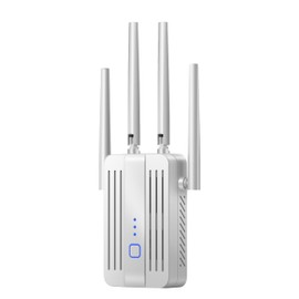 WiFi Extender Fastest Wireless Signal Booster 1200Mbps Dual Band (5.8GHz and 2.4GHz) WiFi Extender Signal Booster WiFi Repeater with Ethernet Port Covers 10k+ Sq.Ft and Connects 50+ Devices