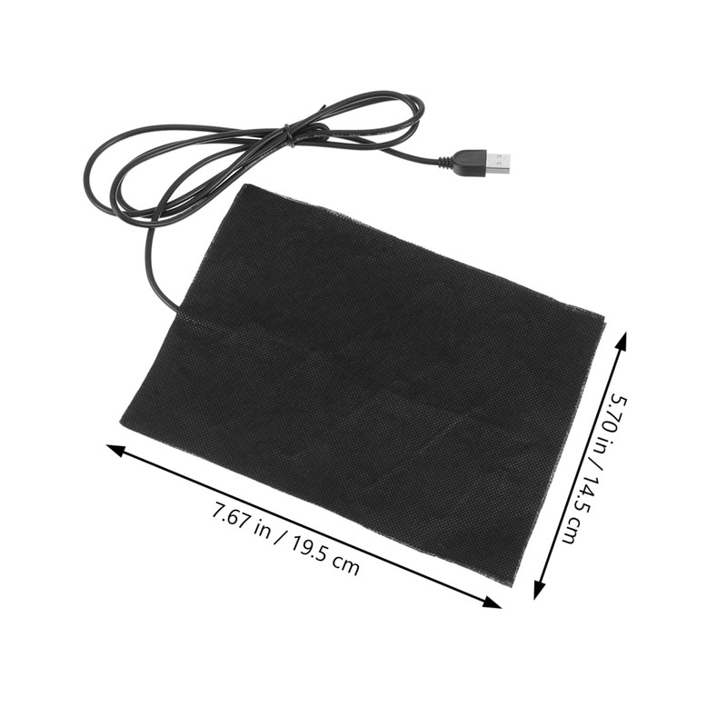 Operitacx 2pcs USB Heating Pad for Epoxy Curing Cotton Mat