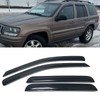 Set of 4Pcs Smoke Window Sun Rain Visor Vent Guard