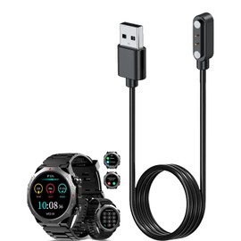 Charger for Qecnato S10 3.3Ft/100cm 2 Pin USB Portable Magnetic Charging Cable Cord for Qecnato S10