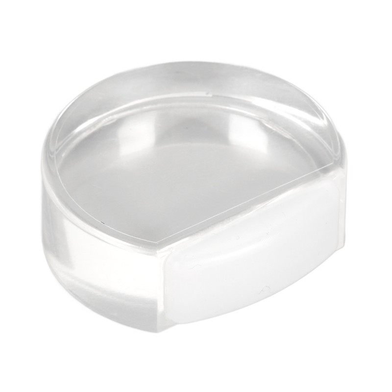 4pcs Transparent Door Stopper Soft Acrylic Door Holder Prevent Impact