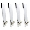 Eidoct Extended Shower Door Hooks, 7-Inch Over Door Hooks for