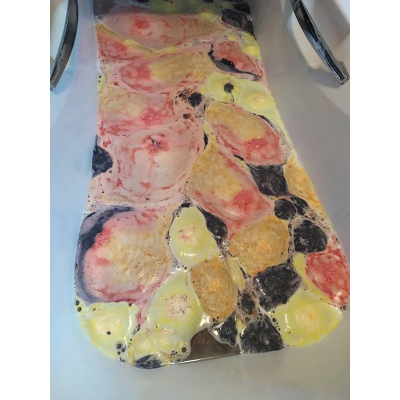 The Bath is Lava! Bath Rocks Bath Bombs, Volcano Floor