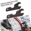 Quick Attach Ears for Kubota Excavators KX040, KX71, KX91, KX121,