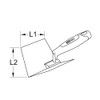 KS Tools 100 x 125mm Internal Corner Trowel