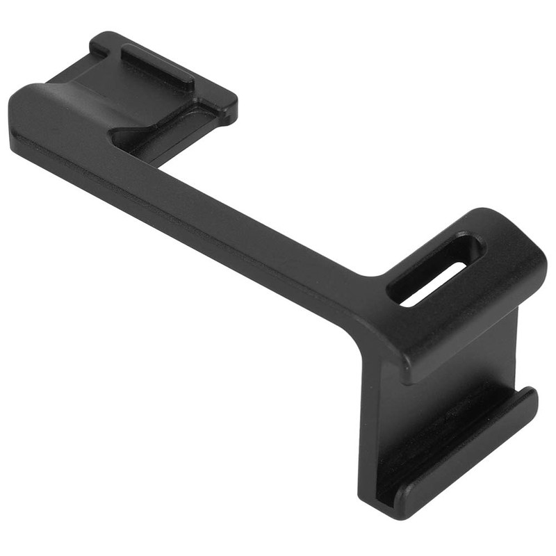 Mic Stand and Light Mount Plate Adapter Cold Shoe Relocation