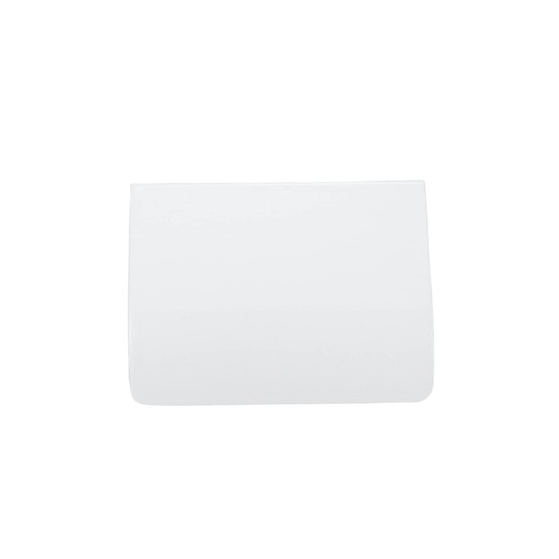 Tsnamay 2Pcs 1.97" White Arc Surface Pull,White Edge Pulls Furniture