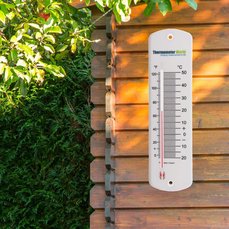 Large Wall Thermometer Garden Greenhouse Home Office Room Use Indoor