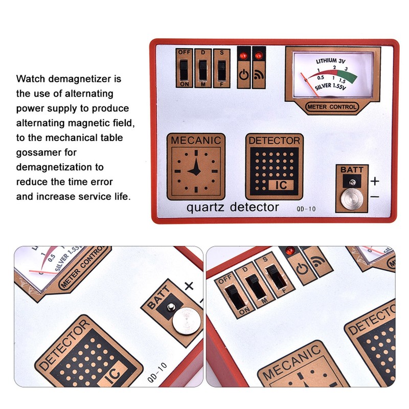 Demagnetizer Timegrapher Watch Demagnetization/Battery Measure/Pulse/Quartz Tester Machine
