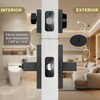 Newlaking Exterior Door Handle with Single Cylinder Deadbolt Lock