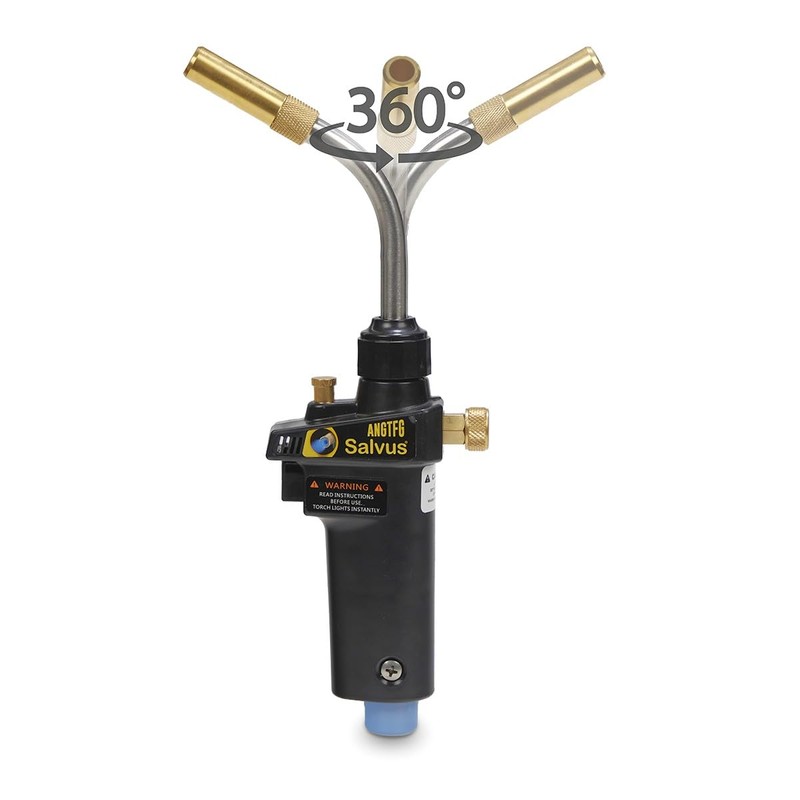 Salvus Turbo Torch Blow Torch 360 Degree Swivel Gun Neck