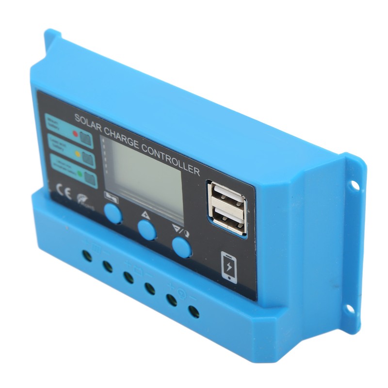 12V 24V Solar Panel Controller LCD Display Photovoltaic Charge Controller