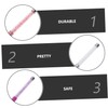 SAFIGLE 6pcs Plastic Eyelash Brush Set Makeup Tools for Eye
