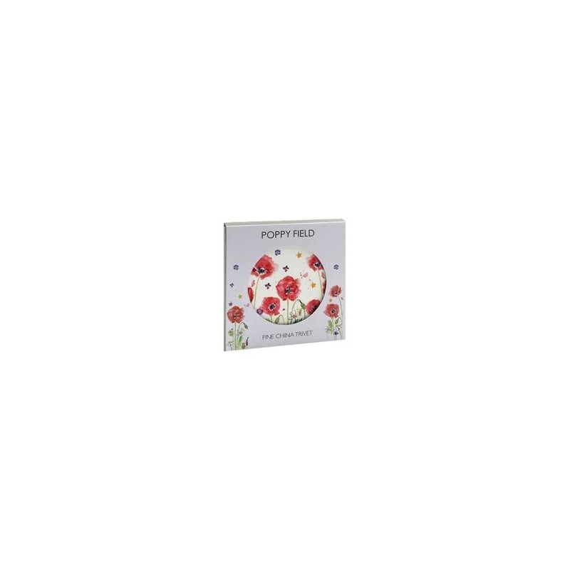 The Leonardo Collection LP94788 Poppy Field - Floral 16cm Trivet,