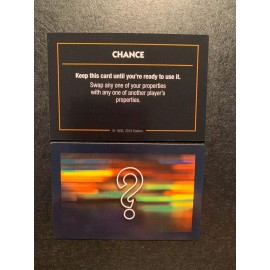 Hasbro Monopoly Speed CHANCE CARD Swap Any Property With Another Payer 2018