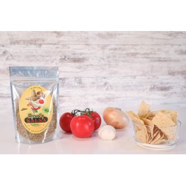 NO HEAT - MILD Speedy Salsa 4 oz POUCH - Dry Salsa Spice Mix - Makes @ 8 Bowls (14.5 oz each) of Salsa