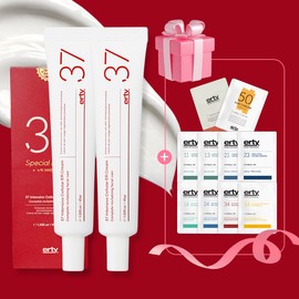 Erti 37 Dermatology Soothing Moisturizing Tone-Up Barrier Strengthening Cream 45ml+S7-1 Pouch Set / 에르띠 37 피부과 진정 수분 보습 톤업 장벽강화 크림 45ml+S7-1파우치세트