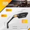 ROCKBROS - Espejos de bicicleta para manubrio HD resistente a