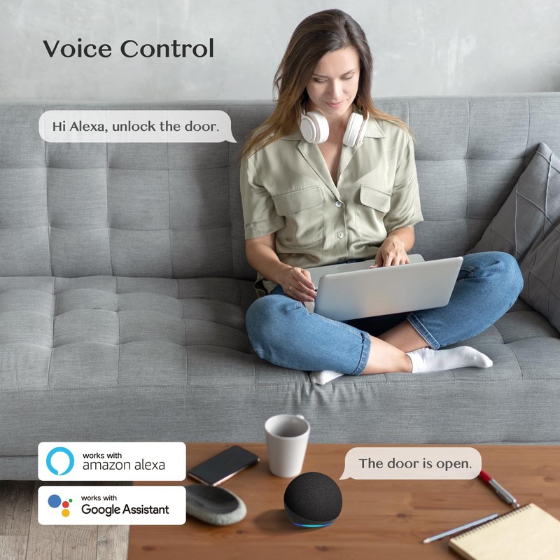 Yamiry WiFi Gateway for Smart Lock YR05,Remote Control Lock, Suitable