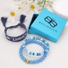 Bolinailo Good Luck Bracelet Luckly Braided Rope Bracelet Horseshoe Pendant