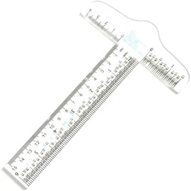 6 Inches Clear Acrylic T-Square Ruler, T Square Ruler, Drafting Tools,Transparent for Crafting and Drafting,Teaching Materials