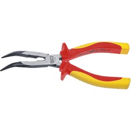 BGS 7153 | VDE Long Nose Pliers | Angular | 200 mm
